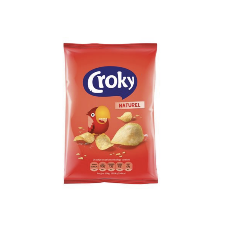 Croky chips naturel (20x40g.)